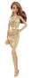 Preview: City Shine Barbie Doll Gold Dress