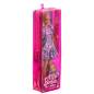 Preview: Barbie Fashionistas Doll 150 with No-Hair Look Wearing Pink Floral Dress, White Booties & Earrings