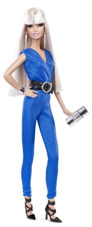 Red Carpet Barbie Blue Jumpsuit