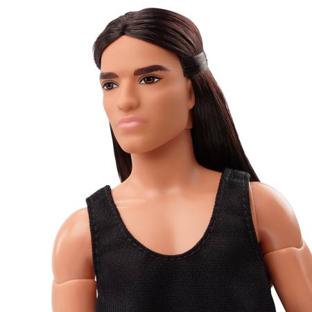 Barbie Looks Doll Ken Doll Long Brunette Hair