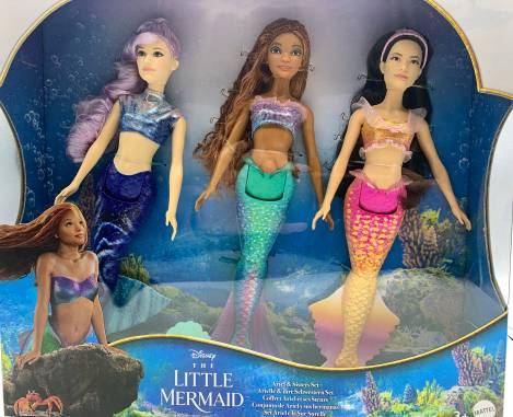 Disney Little Mermaid Ariel and sisters