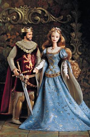 Ken and Barbie Doll as Camelot’s