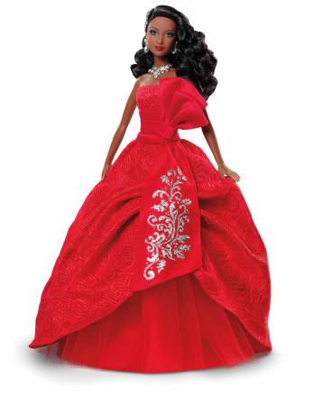 2012 Holiday Barbie Doll African American