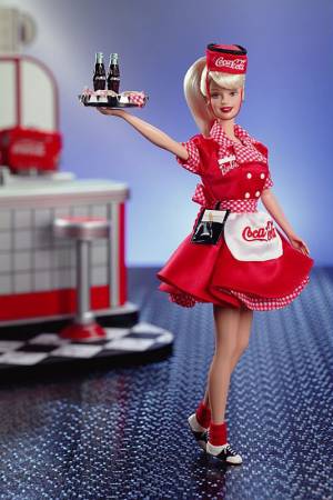 Coca-Cola Barbie Doll Waitress