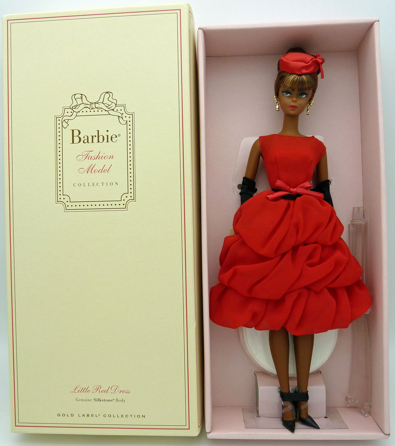 Red Sheath Dress Fits Barbie Doll Strapless Handmade India | Ubuy