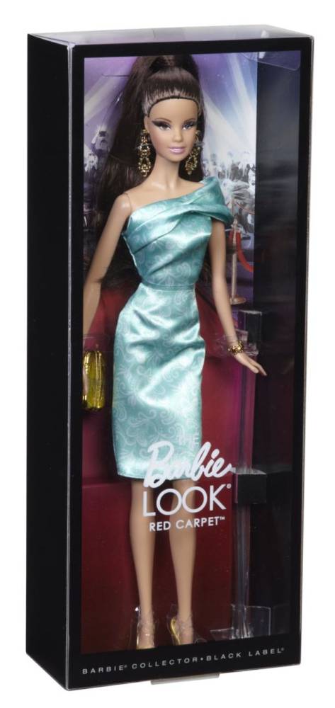 Red Carpet Barbie Green Dress